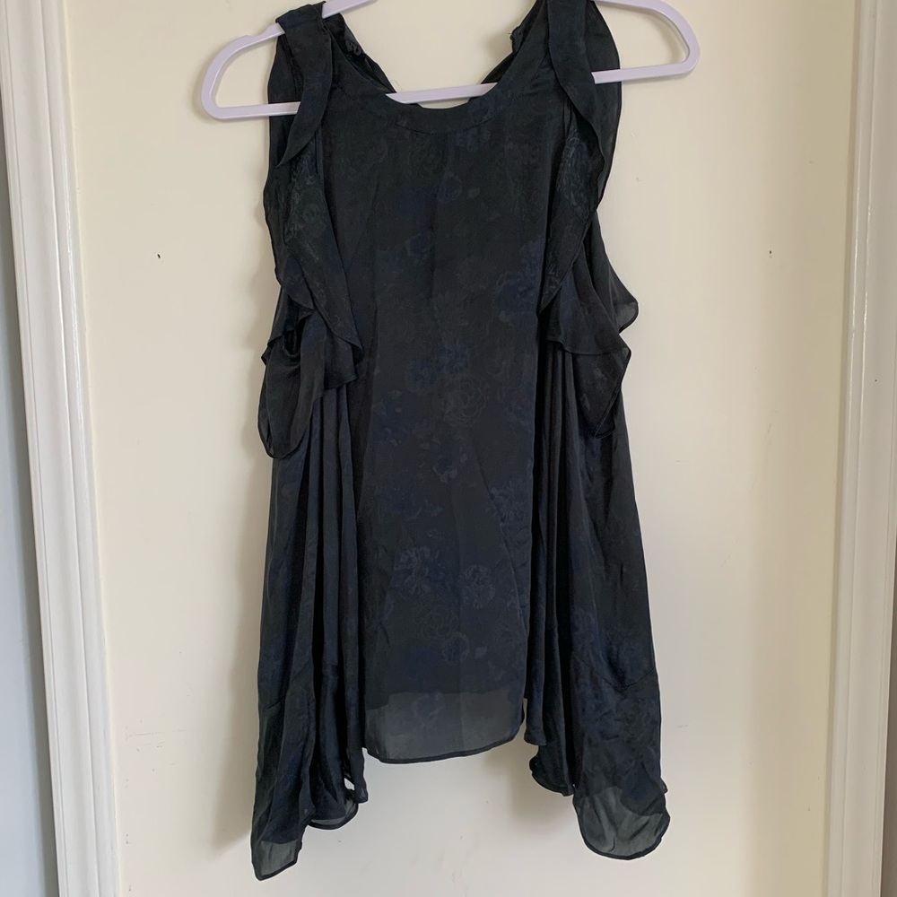 IRO printed Sleeveless Top 100% silk